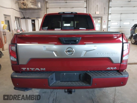 2021 Nissan Titan Pro-4X with VIN 1N6AA1ED9MN525986, listed as a IAAI auction lot 41795296 with 34,395 mi miles and . Bid and sale history available at DreamBid. Image 16.