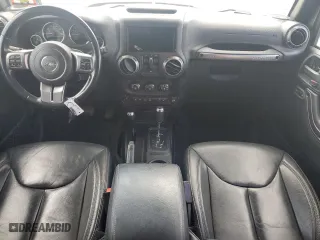 2018 Jeep Wrangler JK Unlimited Sahara with VIN 1C4BJWEG8JL873719, listed as a Copart auction lot 64660824 with 110,413 mi miles and Salvage Title. Bid and sale history available at carsss.com. Image 8.