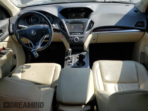 2014 Acura MDX Technology with VIN 5FRYD4H42EB031859, listed as a Copart auction lot 62198125 with 154,400 mi miles and Salvage title. Bid and sale history available at DreamBid. Image 8.