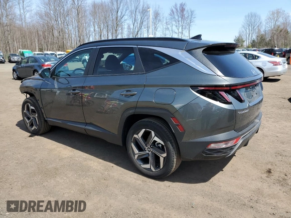 2023 Hyundai Tucson SEL with VIN 5NMJFCAE3PH210830, listed as a Copart auction lot 53682455 with 21,535 mi miles and Salvage Title. Bid and sale history available at DreamBid. Image 2.