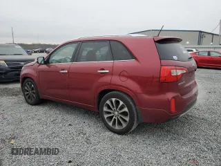 2015 Kia Sorento SX with VIN 5XYKW4A70FG637550, listed as a Copart auction lot 41366245 with 117,592 mi miles and Salvage Title. Bid and sale history available at carsss.com. Image 2.