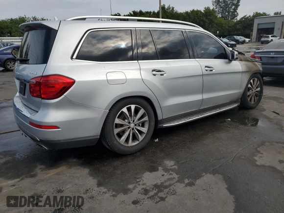 2016 Mercedes-Benz GL with VIN 4JGDF6EE4GA706962, listed as a Copart auction lot 89260575 with 0 mi miles and Salvage Title. Bid and sale history available at carsss.com. Image 3.