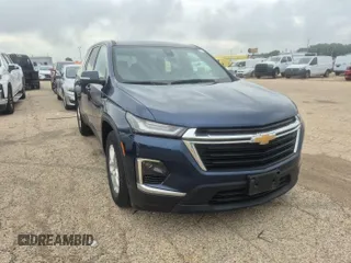 2022 Chevrolet Traverse LS with VIN 1GNEVLKW4NJ100587, listed as a IAAI auction lot 42623761 with 71,190 mi miles and . Bid and sale history available at DreamBid. Image 5.