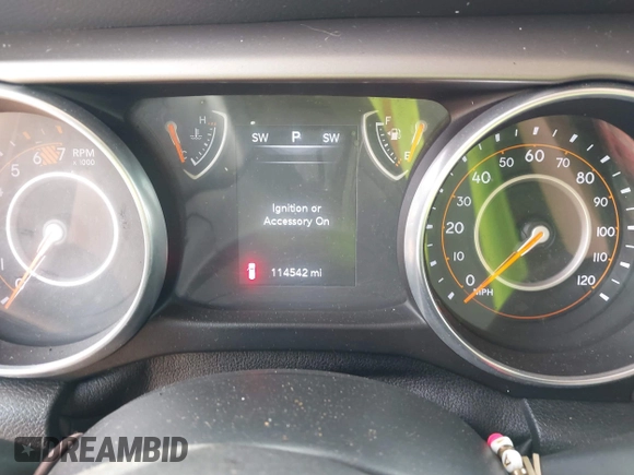 2020 Jeep Wrangler Unlimited Sport S with VIN 1C4HJXDN9LW218468, listed as a IAAI auction lot 42490190 with 114,542 mi miles and . Bid and sale history available at DreamBid. Image 7.