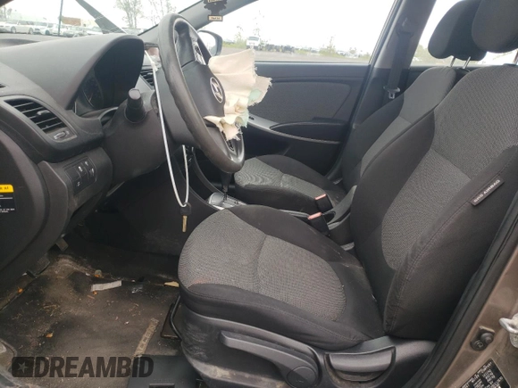 2013 Hyundai Accent GS with VIN KMHCT5AE2DU112630, listed as a Copart auction lot 57121665 with 191,833 mi miles and Salvage title. Bid and sale history available at DreamBid. Image 7.