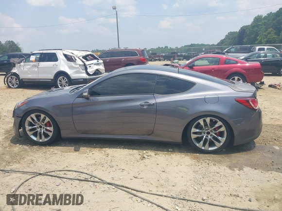 2015 Hyundai Genesis Coupe Ultimate with VIN KMHHU6KJ0FU129983, listed as a IAAI auction lot 42420357 with 104,870 mi miles and . Bid and sale history available at DreamBid. Image 14.