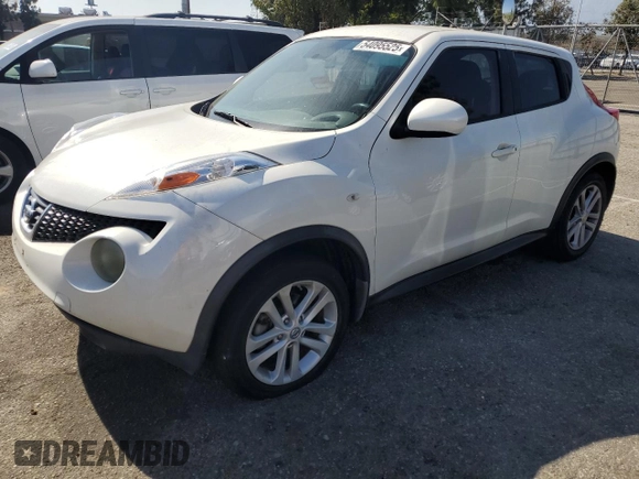 2013 Nissan Juke SV with VIN JN8AF5MR8DT215238, listed as a Copart auction lot 54095525 with 106,164 mi miles and Clean Title. Bid and sale history available at carsss.com. Image 1.