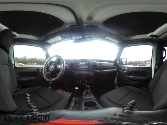 2021 Jeep Wrangler Unlimited Willys with VIN 1C4HJXDN0MW685716, listed as a IAAI auction lot 40837088 with 35,881 mi miles and . Bid and sale history available at DreamBid. Image 18.
