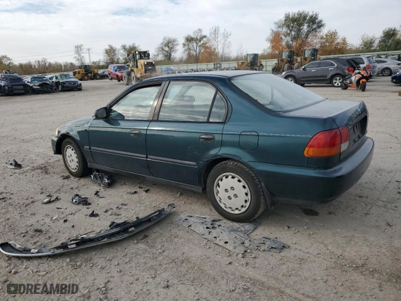 1997 Honda Civic DX with VIN 1HGEJ6626VL003183, listed as a Copart auction lot 78075644 with 133,963 mi miles and Salvage Title. Bid and sale history available at carsss.com. Image 2.