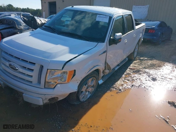 2010 Ford F-150 XL with VIN 1FTFW1EV4AFB70539, listed as a IAAI auction lot 41623542 with 210,322 mi miles. Bid and sale history available at carsss.com. Image 2.