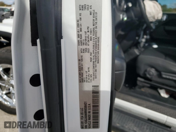 2021 Jeep Wrangler Sport S with VIN 1C4GJXAN4MW586431, listed as a Copart auction lot 79587694 with 30,013 mi miles and Salvage Title. Bid and sale history available at DreamBid. Image 14.