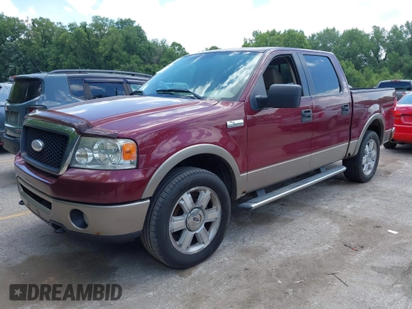 2006 Ford F-150 XLT with VIN 1FTPW14V56KC32356, listed as a IAAI auction lot 42601584 with 214,435 mi miles and . Bid and sale history available at DreamBid. Image 2.