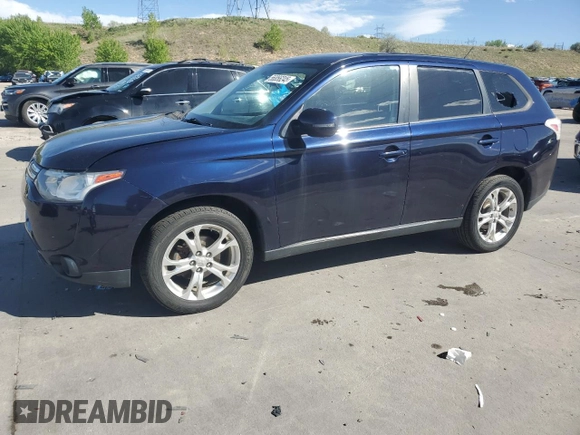2014 Mitsubishi Outlander SE z VIN JA4AZ3A36EZ003146, wystawiony jako Copart lot #56856245 z przebiegiem 163 958 mil mil oraz Szkoda całkowita • Salvage title. Historia ofert i sprzedaży dostępna na DreamBid. Obrazek 1.