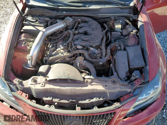 2010 Lexus IS 350 with VIN JTHBE5C26A5024598, listed as a Copart auction lot 80152504 with 175,039 mi miles and Salvage Title. Bid and sale history available at DreamBid. Image 11.