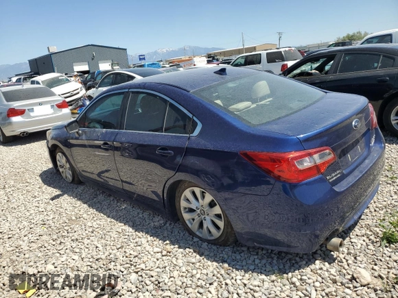 2017 Subaru Legacy Premium with VIN 4S3BNAD67H3050838, listed as a Copart auction lot 61399555 with 160,056 mi miles and Salvage title. Bid and sale history available at DreamBid. Image 2.