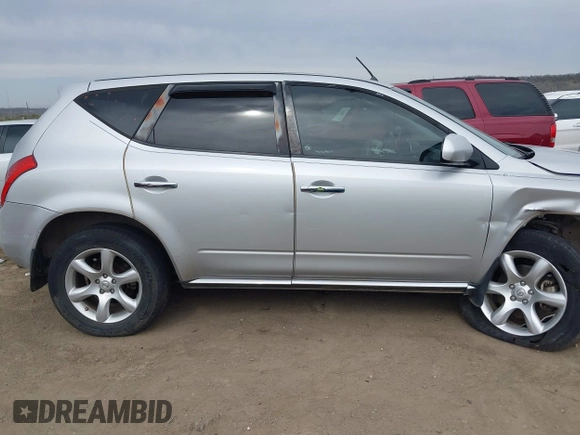 2007 Nissan Murano SL with VIN JN8AZ08W47W650593, listed as a IAAI auction lot 41778280 with 171,586 mi miles and . Bid and sale history available at DreamBid. Image 14.