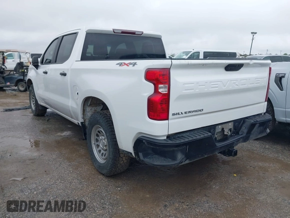 2021 Chevrolet Silverado 1500 Work Truck with VIN 3GCUYAEF8MG240248, listed as a IAAI auction lot 41865344 with 125,595 mi miles and . Bid and sale history available at DreamBid. Image 3.