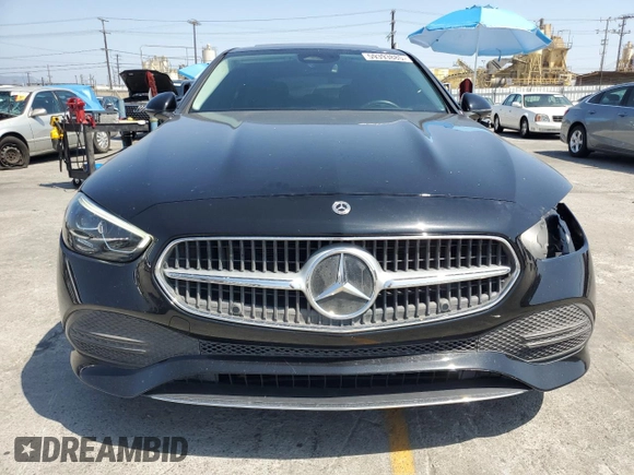 2023 Mercedes-Benz C 300 with VIN W1KAF4GB6PR097993, listed as a Copart auction lot 59393885 with 39,714 mi miles and Salvage title. Bid and sale history available at DreamBid. Image 5.