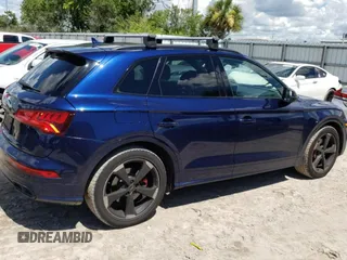 2019 Audi SQ5 Premium Plus with VIN WA1B4BFY6K2089998, listed as a Copart auction lot 60262294 with 75,022 mi miles and Salvage Title. Bid and sale history available at DreamBid. Image 3.