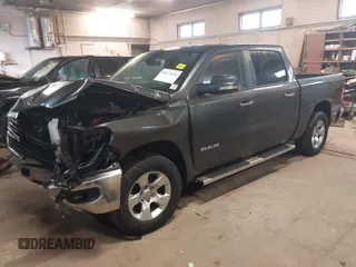 2020 Ram 1500 Big Horn with VIN 1C6SRFFT8LN394980, listed as a IAAI auction lot 41677436 with 93,654 mi miles. Bid and sale history available at carsss.com. Image 2.