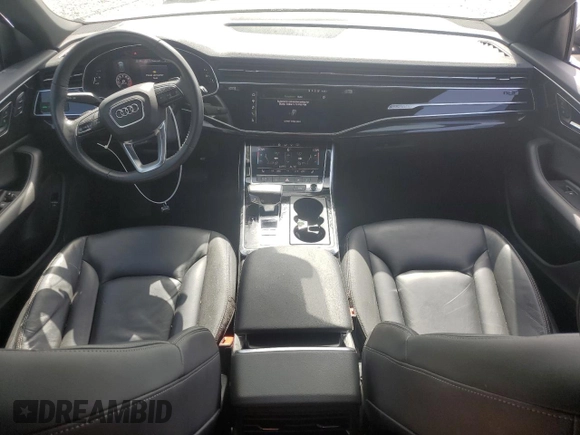 2019 Audi Q8 Premium with VIN WA1AVAF17KD015015, listed as a Copart auction lot 59841555 with 49,977 mi miles and Non repairable. Bid and sale history available at DreamBid. Image 8.