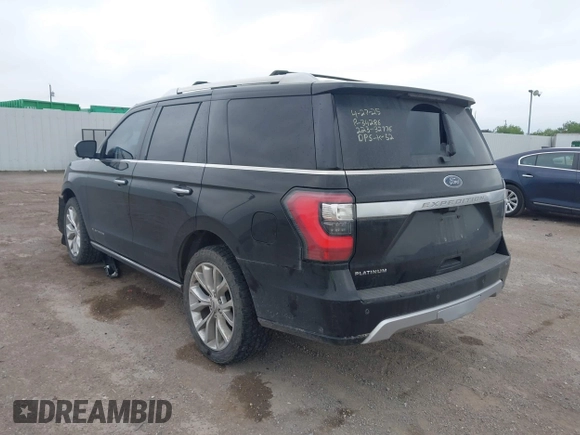 2019 Ford Expedition Platinum with VIN 1FMJU1LT3KEA23522, listed as a IAAI auction lot 42149429 with 113,766 mi miles and . Bid and sale history available at DreamBid. Image 3.