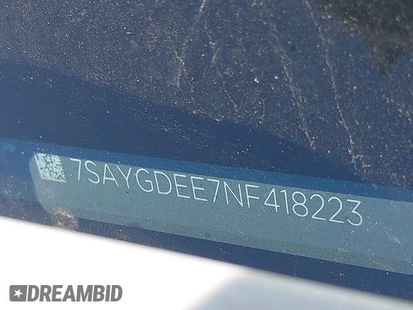 2022 Tesla Model Y Long Range z VIN 7SAYGDEE7NF418223, wystawiony jako IAAI lot #42046651 z przebiegiem 18 724 mil mil oraz . Historia ofert i sprzedaży dostępna na DreamBid. Obrazek 9.