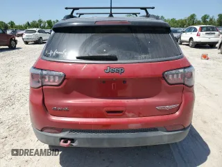 2020 Jeep Compass Trailhawk with VIN 3C4NJDDB6LT208185, listed as a Copart auction lot 56892265 with 90,924 mi miles and Salvage title. Bid and sale history available at DreamBid. Image 6.
