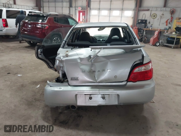 2005 Subaru Impreza Sedan (Natl) WRX with VIN JF1GD29685H514201, listed as a IAAI auction lot 41354280 with 89,751 mi miles. Bid and sale history available at carsss.com. Image 16.