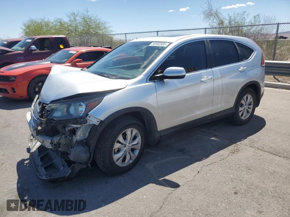 2012 Honda CR-V EX z VIN 2HKRM4H54CH633837, wystawiony jako Copart lot #56983565 z przebiegiem 130 738 mil mil oraz Szkoda całkowita • Salvage title. Historia ofert i sprzedaży dostępna na DreamBid. Obrazek 1.