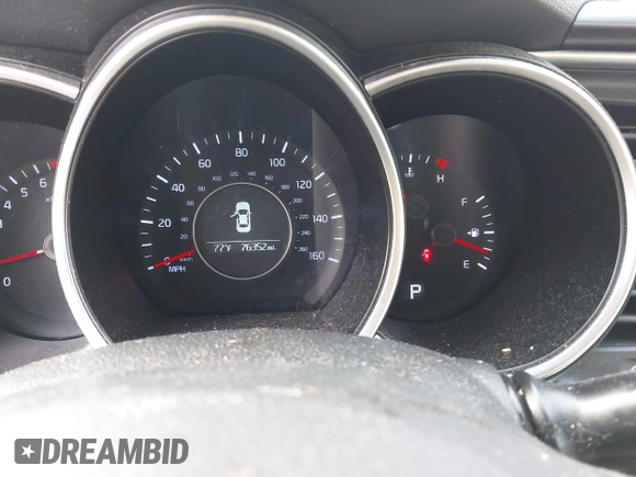 2015 Kia Optima LX with VIN 5XXGM4A77FG403664, listed as a IAAI auction lot 42471658 with 76,352 mi miles and . Bid and sale history available at DreamBid. Image 7.