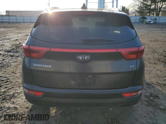 2019 Kia Sportage EX with VIN KNDPNCAC1K7495118, listed as a Copart auction lot 42792375 with 82,679 mi miles and Salvage Title. Bid and sale history available at carsss.com. Image 6.