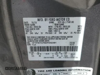 2013 Ford F-150 XL with VIN 1FTFW1CF6DFE02381, listed as a Copart auction lot 49778355 with 157,770 mi miles and Salvage Title. Bid and sale history available at carsss.com. Image 14.