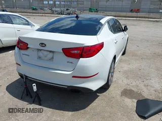 2015 Kia Optima SX Turbo with VIN 5XXGR4A68FG411149, listed as a IAAI auction lot 42451249 with 246,125 mi miles and . Bid and sale history available at DreamBid. Image 4.