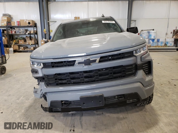 2024 Chevrolet Silverado 1500 RST with VIN 1GCPDEEK4RZ275244, listed as a Copart auction lot 42216495 with 0 mi miles and Salvage Title. Bid and sale history available at carsss.com. Image 5.