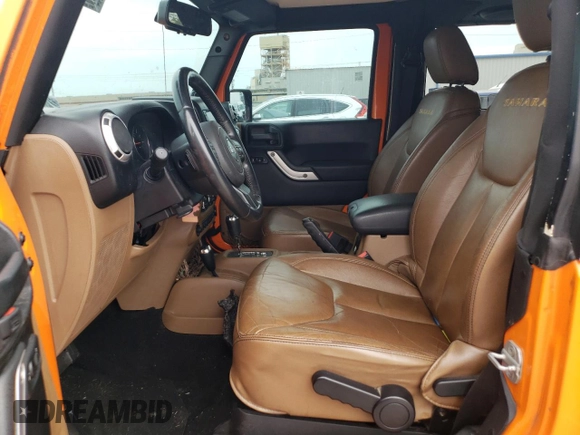 2013 Jeep Wrangler Sahara с VIN 1C4AJWBG4DL557688, выставлен на аукционе Copart как лот 57789095 с пробегом 104 461 миль миль и Списание • Salvage title. История ставок и продаж доступна на DreamBid. Изображение 7.
