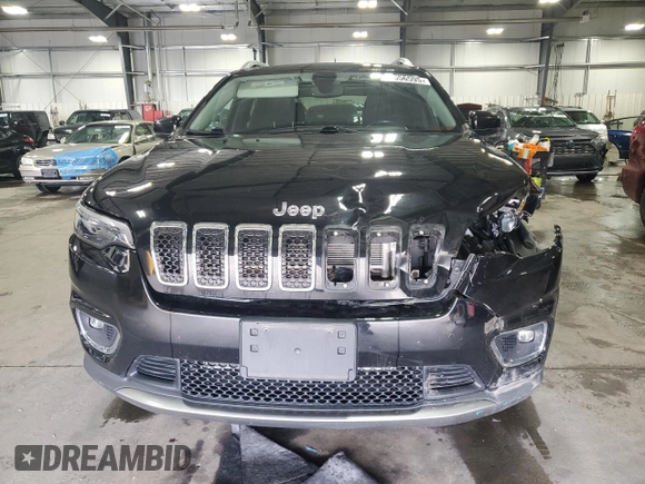 2019 Jeep Cherokee Limited with VIN 1C4PJMDX8KD456740, listed as a Copart auction lot 54556595 with 66,087 mi miles and Salvage title. Bid and sale history available at DreamBid. Image 5.