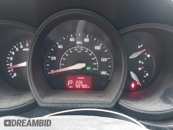 2016 Kia Rio LX with VIN KNADM4A38G6688646, listed as a IAAI auction lot 41904765 with 99,780 mi miles and . Bid and sale history available at DreamBid. Image 7.