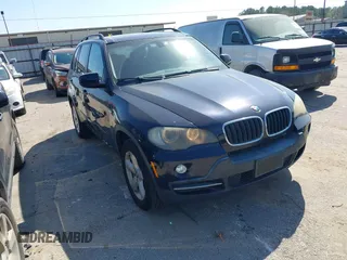 2008 BMW X5 3.0si with VIN 5UXFE43588L025702, listed as a IAAI auction lot 41705837 with 184,296 mi miles. Bid and sale history available at carsss.com. Image 1.