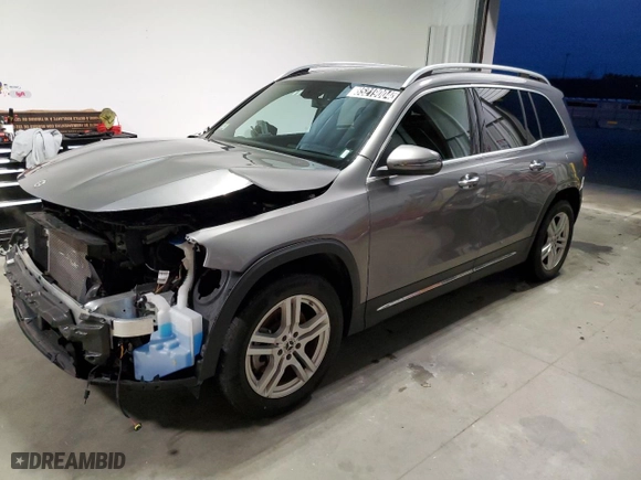 2023 Mercedes-Benz GLB with VIN W1N4M4HB6PW325691, listed as a Copart auction lot 85219004 with 22,796 mi miles and Salvage Title. Bid and sale history available at carsss.com. Image 1.