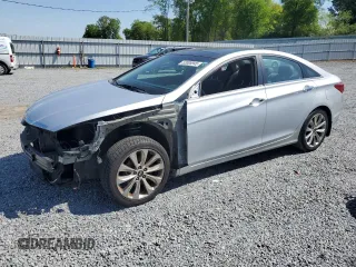 2012 Hyundai Sonata SE with VIN 5NPEC4AB8CH483605, listed as a Copart auction lot 52008945 with 135,374 mi miles and Salvage Title. Bid and sale history available at carsss.com. Image 1.
