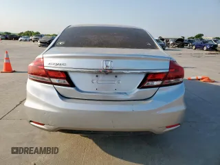 2015 Honda Civic Sedan SE with VIN 19XFB2F71FE082244, listed as a Copart auction lot 52765255 with 119,224 mi miles and Salvage Title. Bid and sale history available at carsss.com. Image 6.