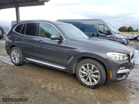 2019 BMW X3 xDrive30i with VIN 5UXTR9C5XKLE20933, listed as a Copart auction lot 49104275 with 64,799 mi miles and Salvage Title. Bid and sale history available at carsss.com. Image 4.