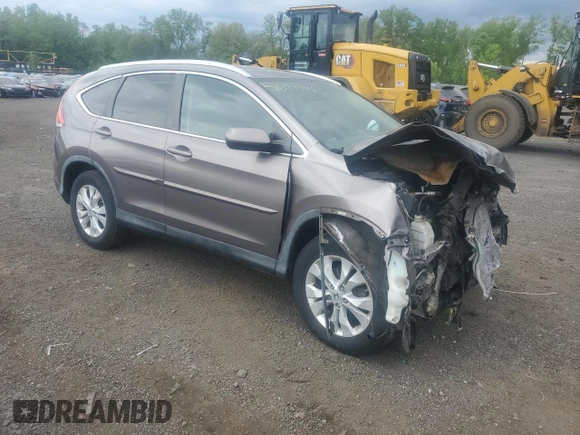 2013 Honda CR-V EX-L z VIN 5J6RM4H72DL033763, wystawiony jako Copart lot #56979455 z przebiegiem Nie podano mil oraz Szkody całkowita. Historia ofert i sprzedaży dostępna na DreamBid. Obrazek 4.
