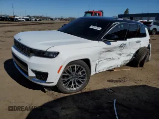 2022 Jeep Grand Cherokee Summit Reserve with VIN 1C4RJKET3N8553656, listed as a Copart auction lot 49256395 with 38,714 mi miles and Salvage title. Bid and sale history available at DreamBid. Image 1.