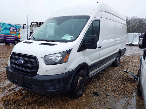 2020 Ford Transit Cargo with VIN 1FTBR3X89LKA10949, listed as a IAAI auction lot 41565082 with 156,494 mi miles. Bid and sale history available at carsss.com. Image 17.