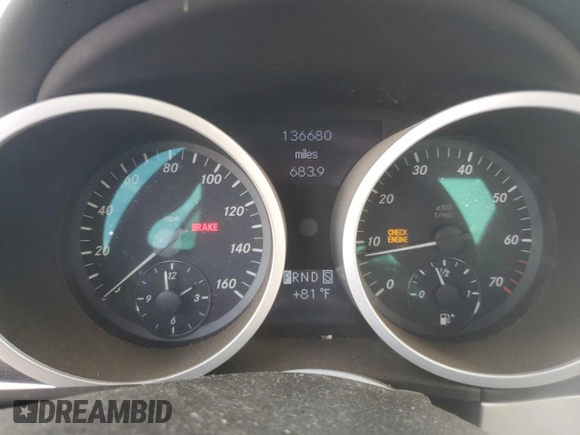 2006 Mercedes-Benz SLK-Class 3.0L with VIN WDBWK54F96F110307, listed as a Copart auction lot 75330744 with 136,680 mi miles and Clean Title. Bid and sale history available at carsss.com. Image 9.