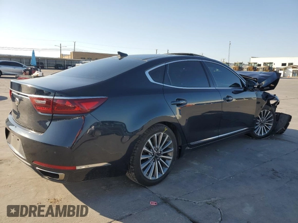 2018 Kia Cadenza Premium with VIN KNALC4J15J5097295, listed as a Copart auction lot 78321474 with 120,108 mi miles and Salvage Title. Bid and sale history available at DreamBid. Image 3.