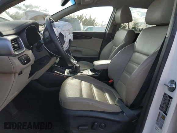 2019 Kia Sorento EX z VIN 5XYPHDA54KG533829, wystawiony jako Copart lot #52804435 z przebiegiem 121 139 mil mil oraz Szkoda całkowita • Salvage title. Historia ofert i sprzedaży dostępna na DreamBid. Obrazek 7.