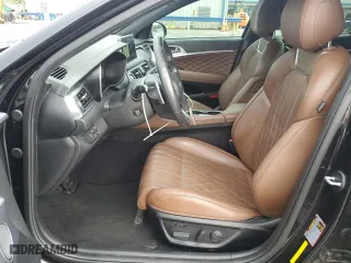 2020 Genesis G70 2.0T with VIN KMTG44LA6LU065349, listed as a Copart auction lot 60222483 with 55,629 mi miles. Bid and sale history available at carsss.com. Image 7.